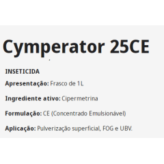 Cipermetrina CYMPERATOR 25 CE - 1 Litro	